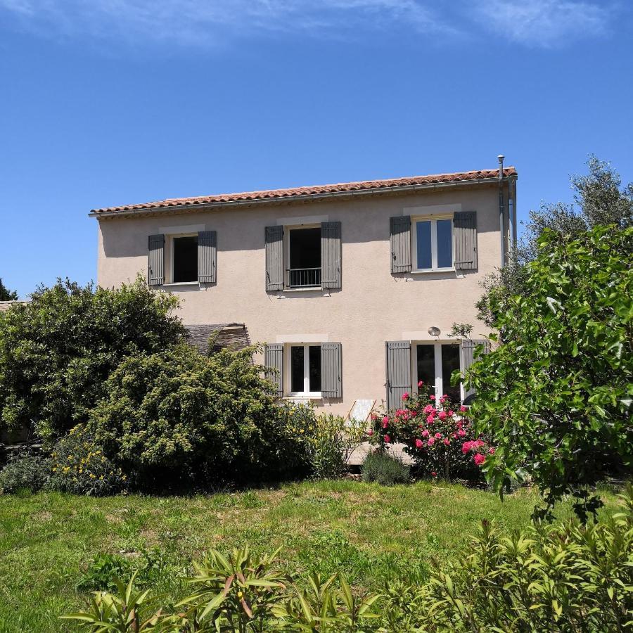 Villa Spacieuse Avec Terrasse Et Vue Mont Ventoux Entrechaux Exterior foto